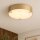 LED Deckenlampe 3000K Metall Harz Gold IP44 Ø35 cm rund