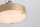 LED Deckenlampe 3000K Metall Harz Gold IP44 Ø35 cm rund