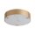 LED Deckenlampe 3000K Metall Harz Gold IP44 Ø35 cm rund