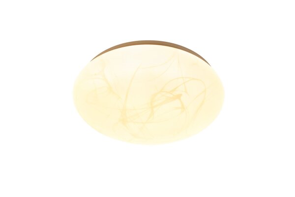 LED Deckenlampe CCT 2700-4000K Metall Weiß Ø29 cm flach