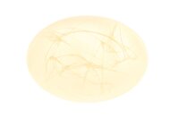 LED Deckenlampe 2700-4000K Wei&szlig; &Oslash;38,5 cm marmoriert