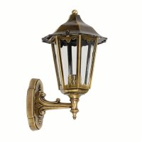Wandlampe Au&szlig;en Messing IP43 Rustikal Haust&uuml;r Hof