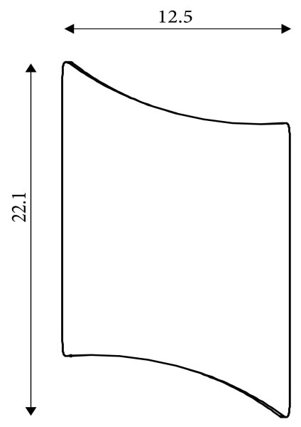 LED Außenleuchte Up Down 3000K Aluminium Glas Gold IP65
