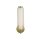 LED Wandlampe dimmbar 3000K Glas Metall Messing H:32 cm