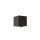 Wandlampe Up Down Aluminium Sandschwarz G9 H:9,7 cm