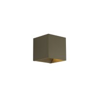 Wandleuchte Up Down Aluminium Bronze-Braun G9 T:9,7 cm