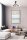 Deckenlampe Glas Metall Schwarz E14 L:56 cm 5-flammig