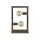 Tischlampe Metall Rostbraun E27 H:46 cm Kabelschalter