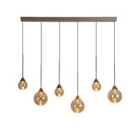 LED H&auml;ngelampe dimmbar 2700-4000K Bronze Champagner