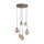 LED Hängelampe 2700-4000K Glas Bronze Champagner Ø50 cm