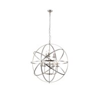 Hängelampe Metall Silber E14 Ø82 cm Retro...