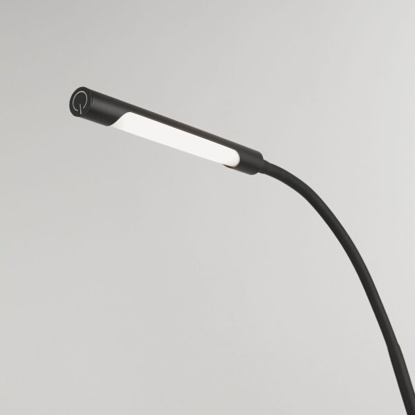 LED Stehleuchte Touchdimmer 3000K Metall Schwarz 339 lm