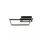 LED Deckenlampe dimmbar 3000K Metall Schwarz L:36 cm