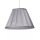 Lampenschirm Seide Silber E14 E27 Ø30 cm Plissee Loft