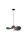 Pendelleuchte Metall Filz Schwarz E27 L:47 cm modern