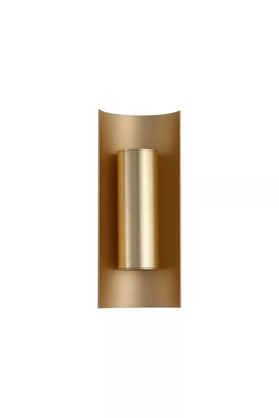 Wandleuchte Aluminium Gold GU10 H:25,4 cm Up Down