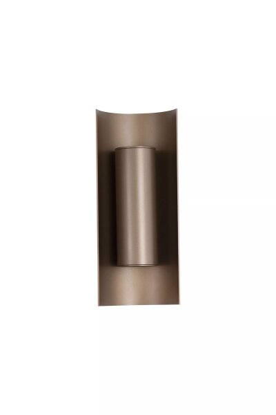 Wandlampe Up Down Aluminium Bronze-Braun GU10 H:25,4 cm