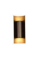 Wandlampe Up Down Aluminium Bronze-Braun GU10 H:25,4 cm