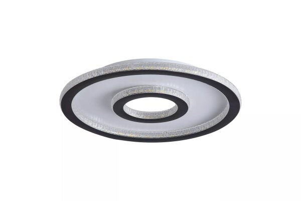 LED Deckenleuchte dimmbar 3000K Metall Schwarz Ø35 cm