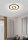 LED Deckenleuchte dimmbar 3000K Metall Schwarz Ø35 cm