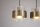 Pendelleuchte Glas Metall Messing Antik E27 L:93 cm