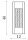 LED Wandleuchte 3000K Edelstahl Gold IP44 H:40 cm