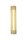 LED Wandlampe 3000K Edelstahl Gold IP44 H:60 cm modern