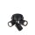 Deckenspot flexibel Metall Schwarz GU10 IP44 Ø28 cm
