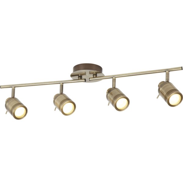 Deckenstrahler drehbar Messing Antik IP44 L:79 cm