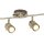 Deckenstrahler drehbar Messing Antik IP44 L:79 cm