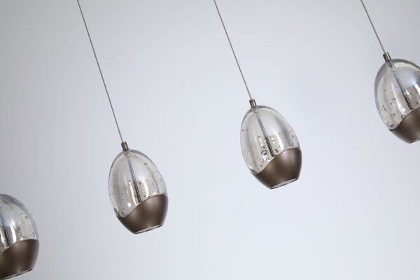 LED Pendelleuchte 3000K Glas Bronze-Braun Champagner