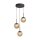 LED Hängelampe 3000K Glas Bronze Champagner Ø35 cm