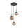 LED Hängelampe 3000K Glas Bronze Champagner Ø35 cm