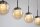 LED Pendelleuchte 3000K Glas Bronze Champagner L:90 cm