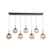 LED H&auml;ngelampe 3000K Glas Bronze Champagner L:23 cm