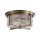 Deckenlampe Glas Metall Messing Antik E14 IP44 Ø35 cm