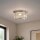 Deckenlampe Glas Metall Chrom E14 IP44 Ø35 cm Zylinder