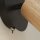 Wandspot verstellbar Gummiholz Schwarz E27 H:12 cm rund