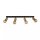 Deckenspot verstellbar Gummiholz Schwarz E27 L:91,5 cm