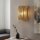 Wandlampe Metall Gold E14 IP44 B:20 cm Zylinder modern