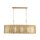 Pendelleuchte Metall Gold E14 L:99 cm 8-flammig Modern