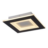LED Deckenlampe Fernbedienung 3000-6500K Schwarz Wei&szlig;