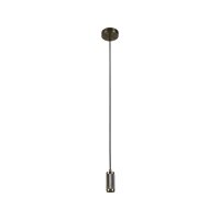 Pendelleuchte Metall Messing Antik E27 Ø10 cm Retro