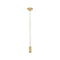 Pendelleuchte Metall Gold E27 Ø10 cm Retro...