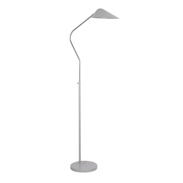 Stehlampe Metall Chrom E27 H:183 cm Kabelschalter