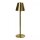 LED Tischleuchte Akku 2700-6500K Metall Messing H:36 cm