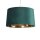 Lampenschirm Samt Smaragdgrün Gold E14 E27 Ø40 cm Loft