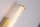 LED Wandlampe Zugschalter 3000K Glas Gold IP44 H:43 cm