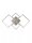 LED Wandleuchte 3000K Aluminium Silber L:74,5 cm modern
