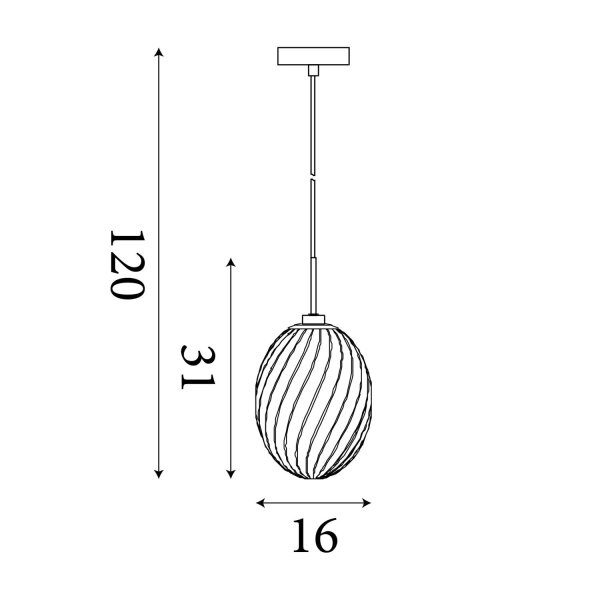 Pendelleuchte Glas Metall Messing Bernstein E14 Ø16 cm